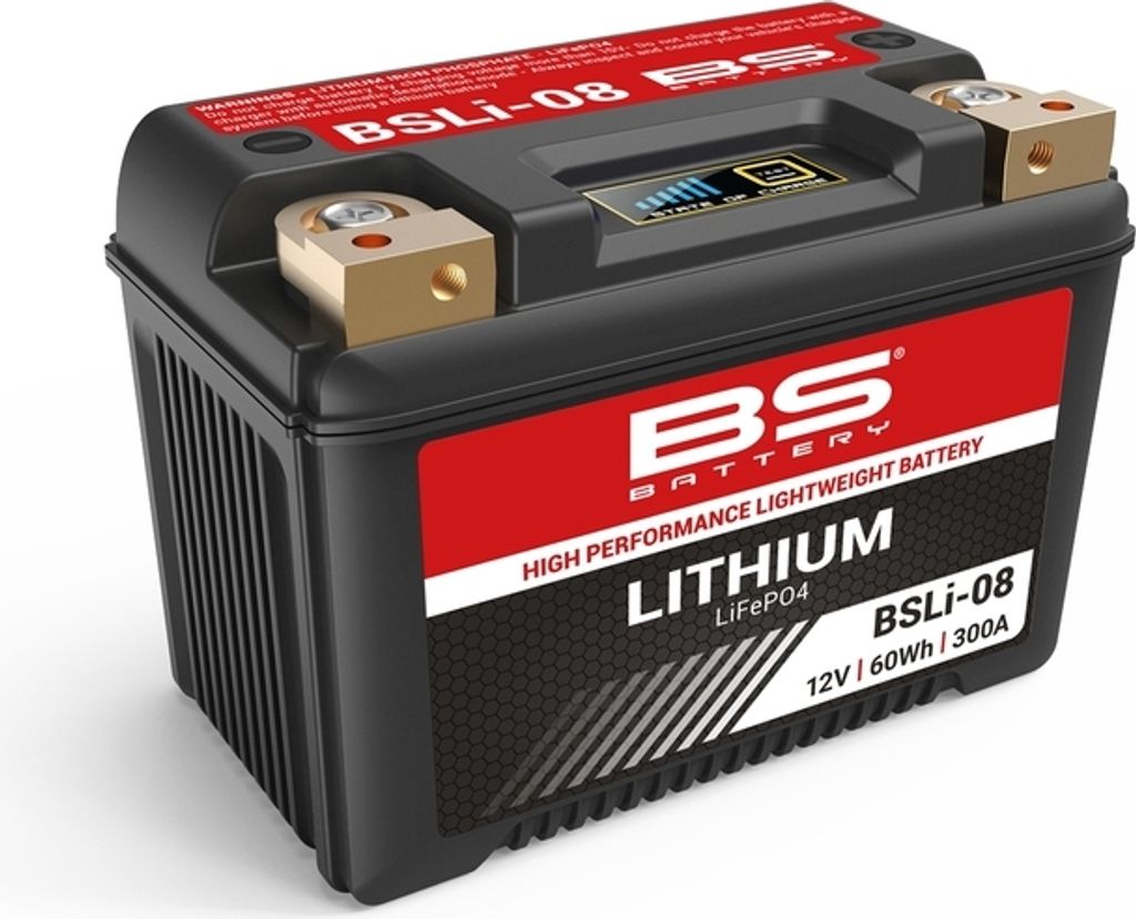 BS BATTERY Lithium-Ionen-Batterie - BSLI-08