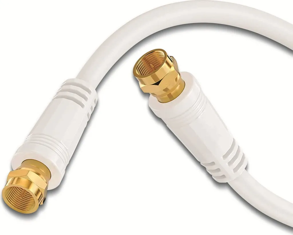 Cavo di collegamento dell'antenna satellitare SONERO, 7,5 m, bianco