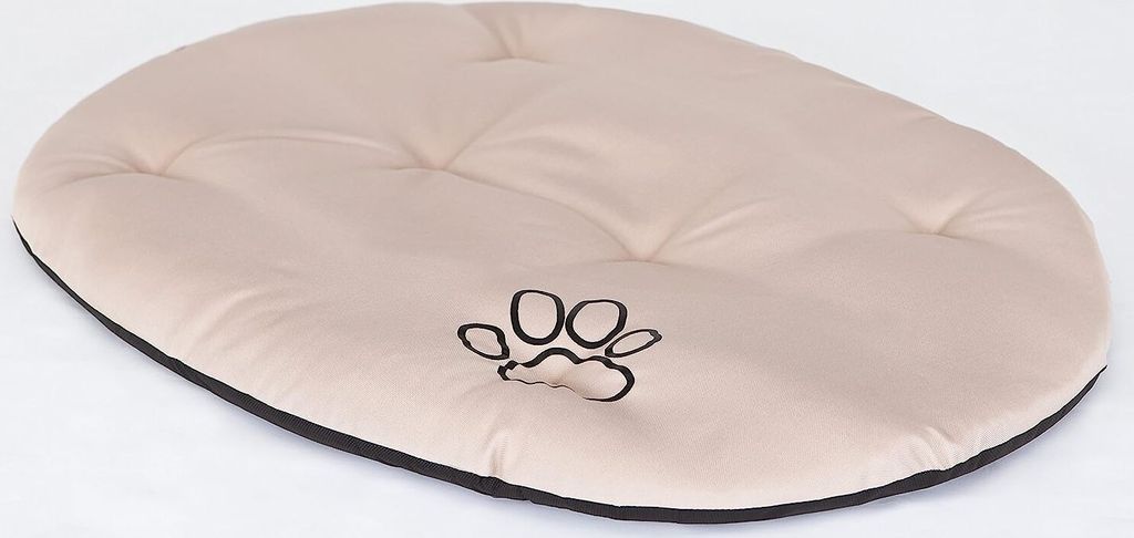 Hundekissen Hundekorb Kissen Hundepolster Hundehütte Polsterbetten große Hunde R2 - 50 x 38 cm Beige