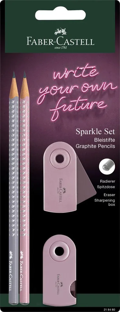 Set Matite Faber-Castell Sparkle Rose Shadows B - 10 Confezioni Blister