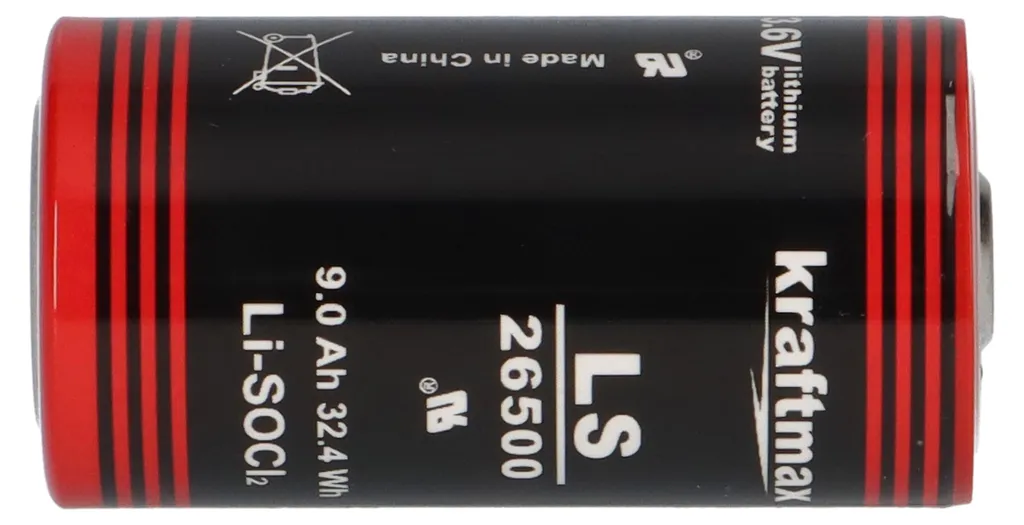 Pile Kraftmax LS26500 C Lithium 3.6V haute performance, lot de 10