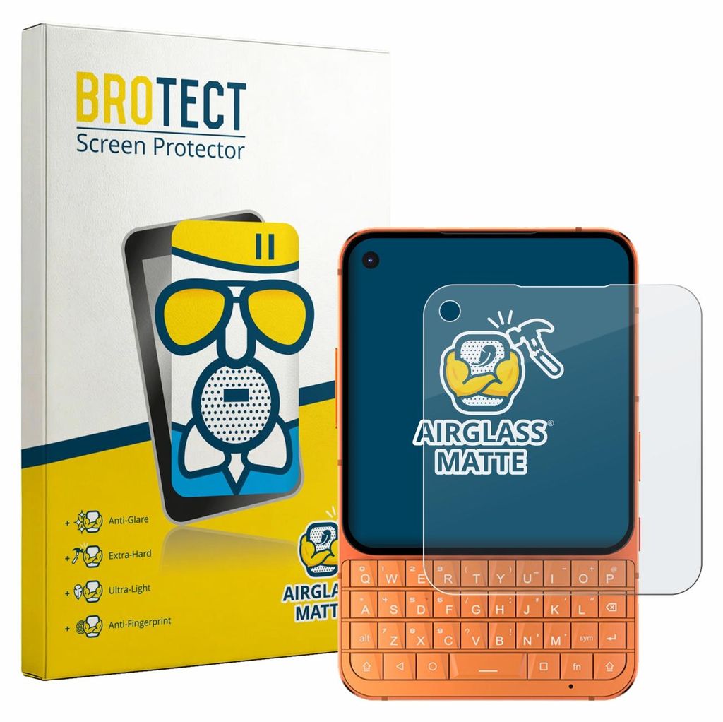 BROTECT Entspiegelungs Schutzglas für Unihertz Titan 2 Elite Schutzfolie Panzer Folie Glas Display Schutz matt