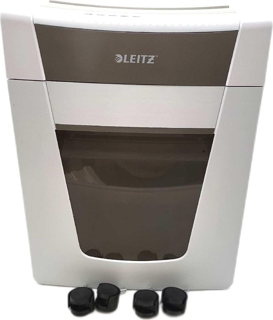 LEITZ IQ Aktenvernichter Office Pro P5+ P-5+ Partikelschnitt weiß