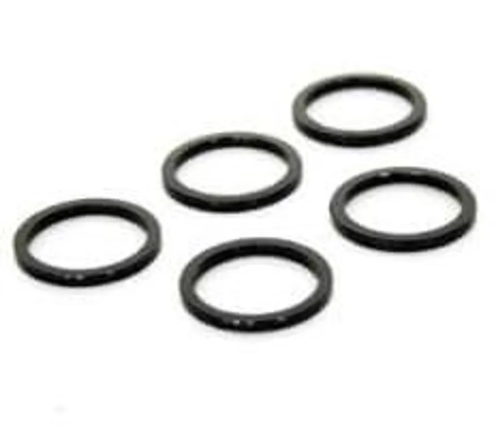 Entretoise 3mm noire bague de remplissage 1 1/8 haute résistance 5-tête
