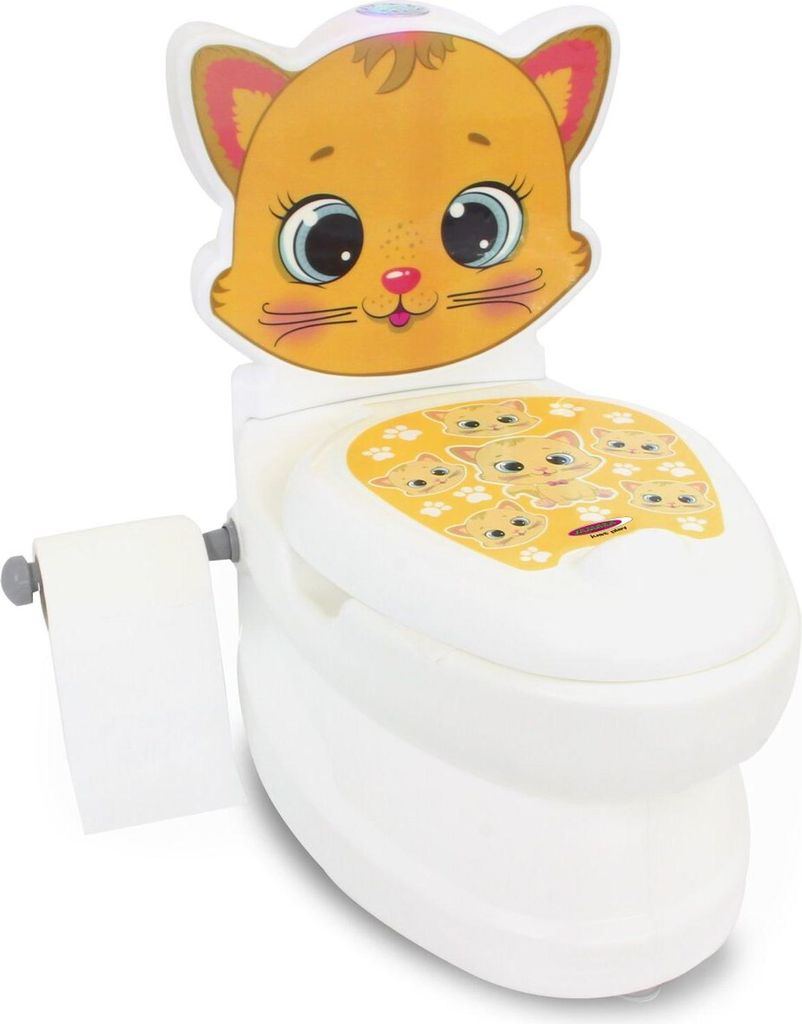 Jamara BAY Töpfchen Katze   21,5cm Sitzhöhe Max.25KG weiß Immagine del prodotto 