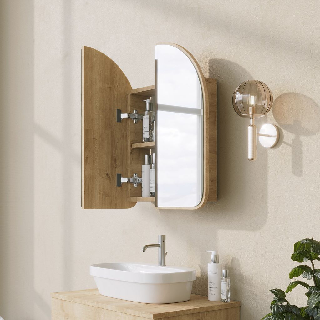 Skye Decor, Hope Cabinet - Beige, Badezimmerschrank, Beige, Produktbild 5