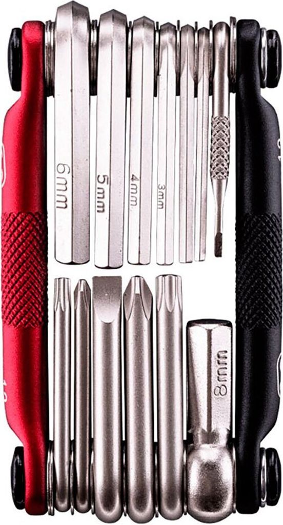 Crankbrothers Multitool M13 czerwony, narzędzie do naprawy Zdjęcie produktu 