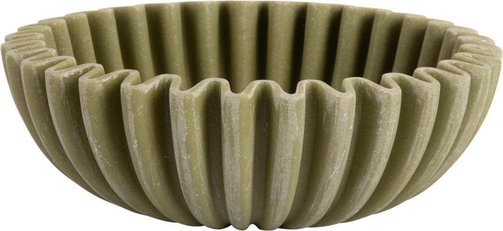 Present Time - Schale Wave - Dunkelgrün - Ø20cm Produktbild 