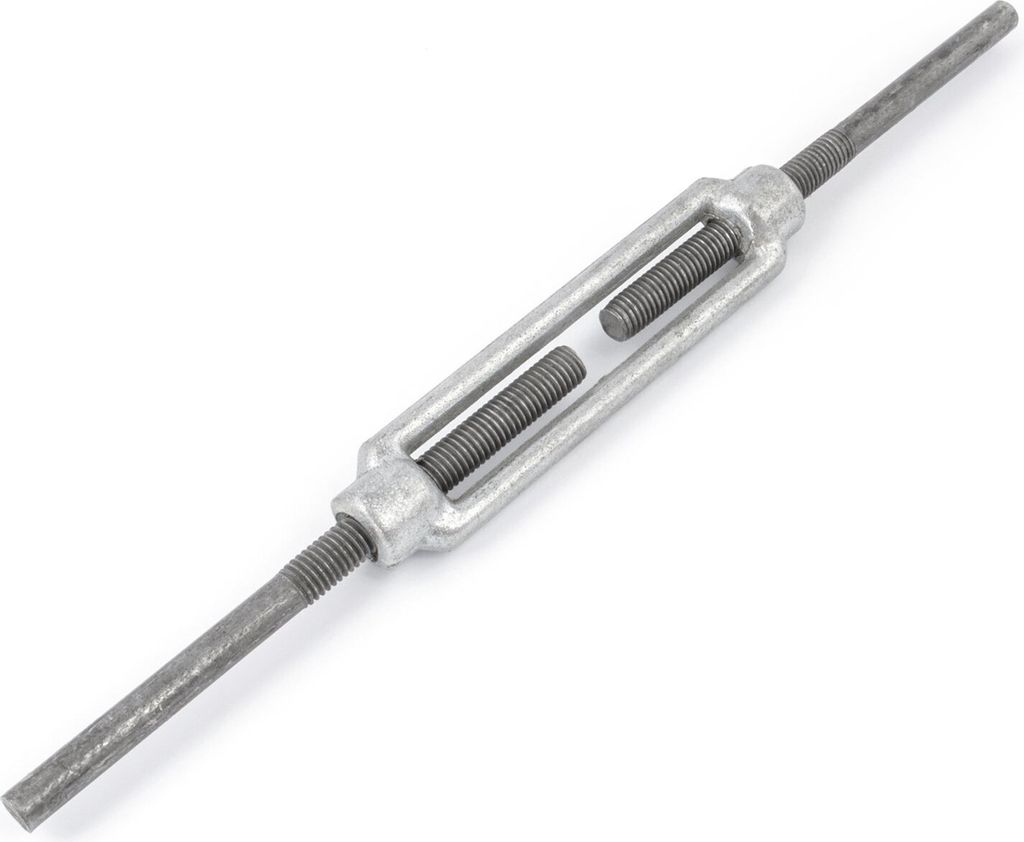 SPANNSCHLOSS EINFACH M20 10 Stück verzinkt Spannschloß Seilspanner Spanner für Drahtseil