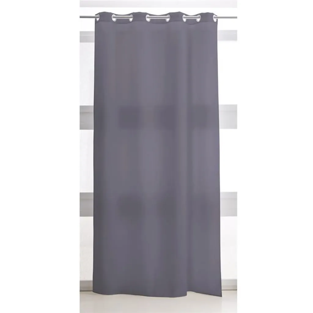 Rideau à œillets simple DECORATION en toile robuste avec tombé parfait