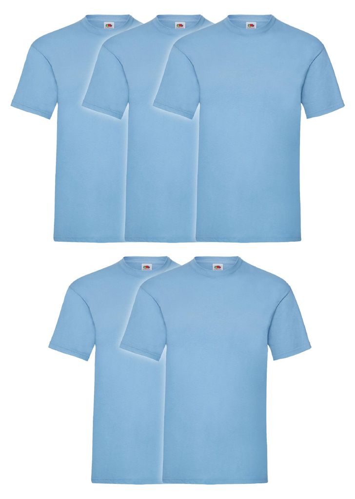 5er Pack Fruit of the Loom Valueweight T-Shirt + GRATIS Produktbild 