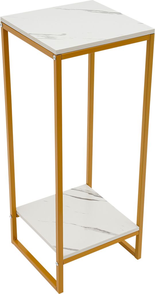 2 Schichten Metallständer Modern 30,2*30,2*75cm Produktbild 1