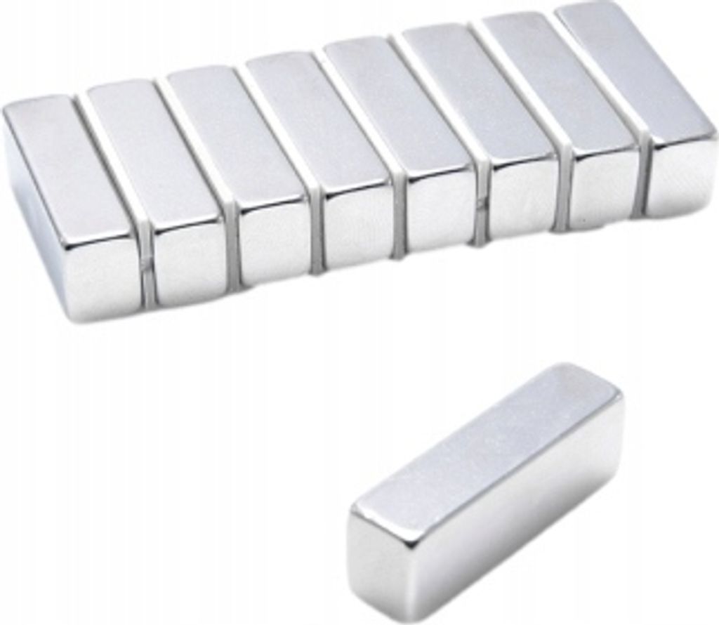 Neodym Magnete 30x10x8 mm N38 1 Stück, Extrem stark, Magnettafeln, Kühlschränke, Whiteboards, DIY
