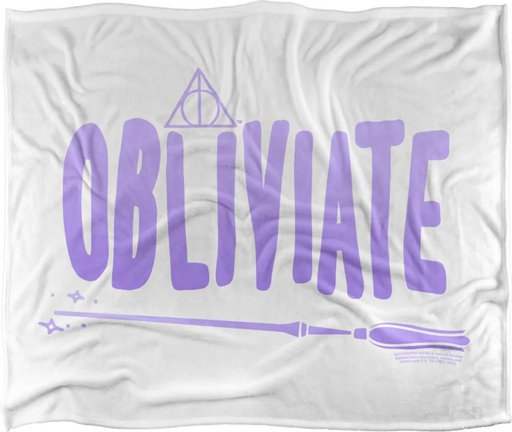 Harry Potter Couverture Obliviate Baguette Magique TV18943 - Taille Unique