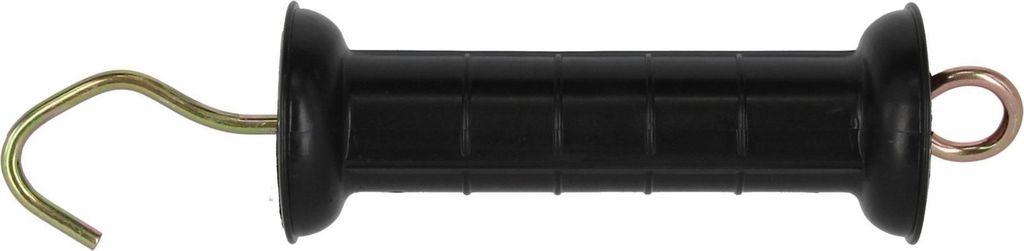 Torgriff mit Zugfederbegrenzung, schwarz