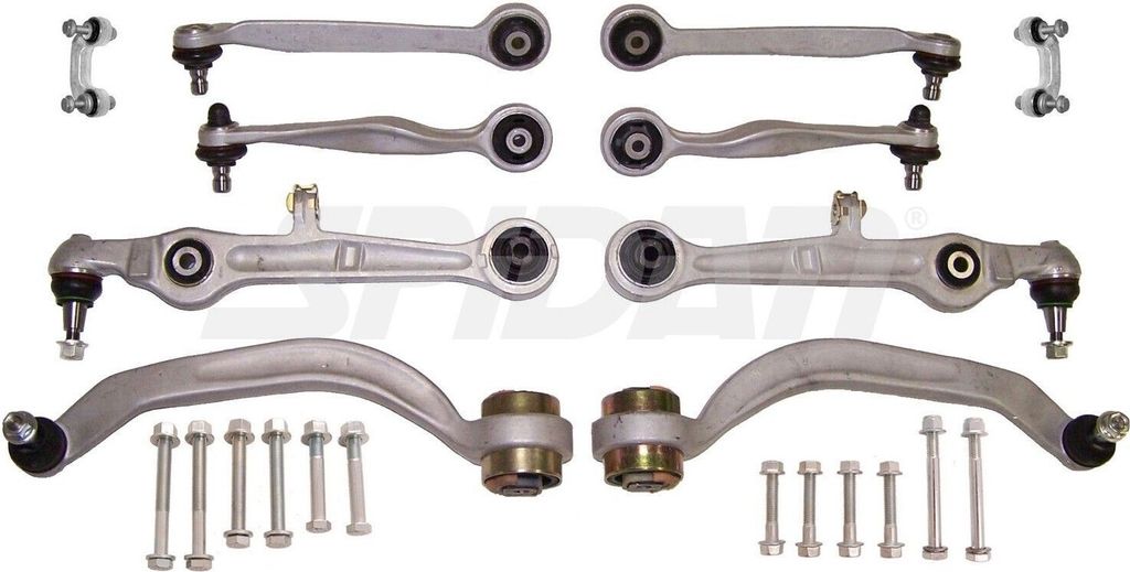 SPIDAN CHASSIS PARTS 40000 Querlenker Reparatursatz für AUDI A4 Avant (8E5, B6) Vorne