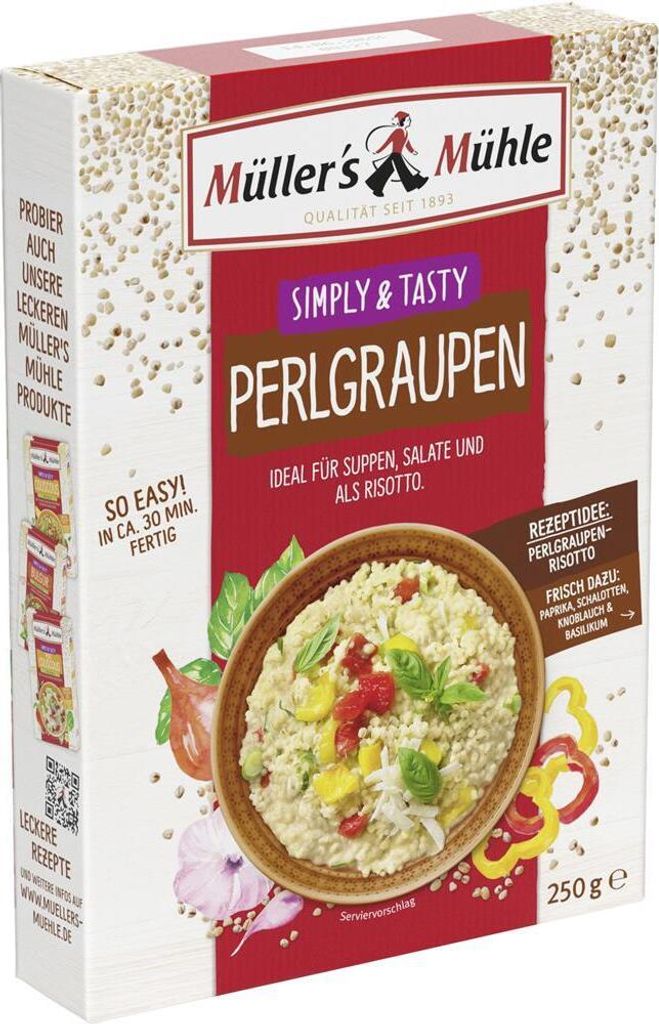 Müllers Mühle perlový ječmen 250g Obrázek produktu 