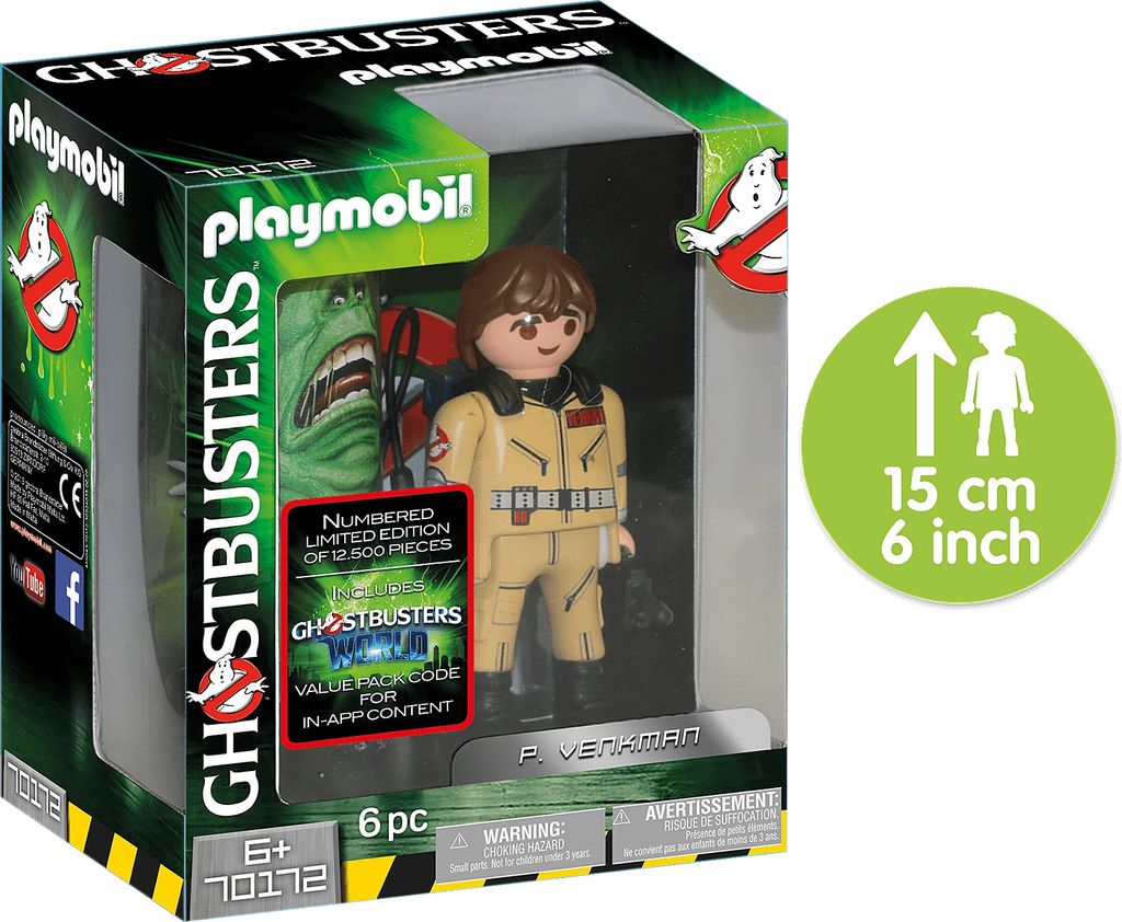 PLAYMOBIL Ghostbusters Sammlerfigur P. Venkman, 70172 Produktbild 