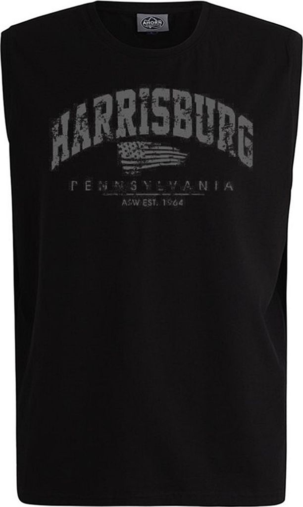 Übergrößen Tanktop Harrisburg Grau AHORN SPORTSWEAR Schwarz Produktbild 