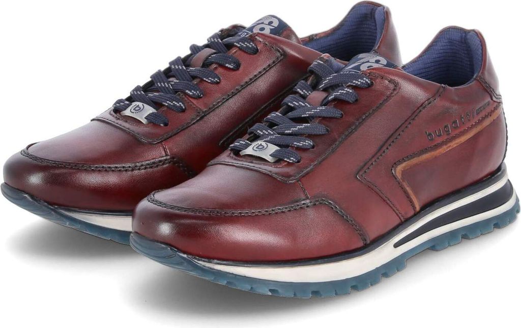 Bugatti Sportliche Schnürschuhe Herren 31393730373233 Rot 42 EU