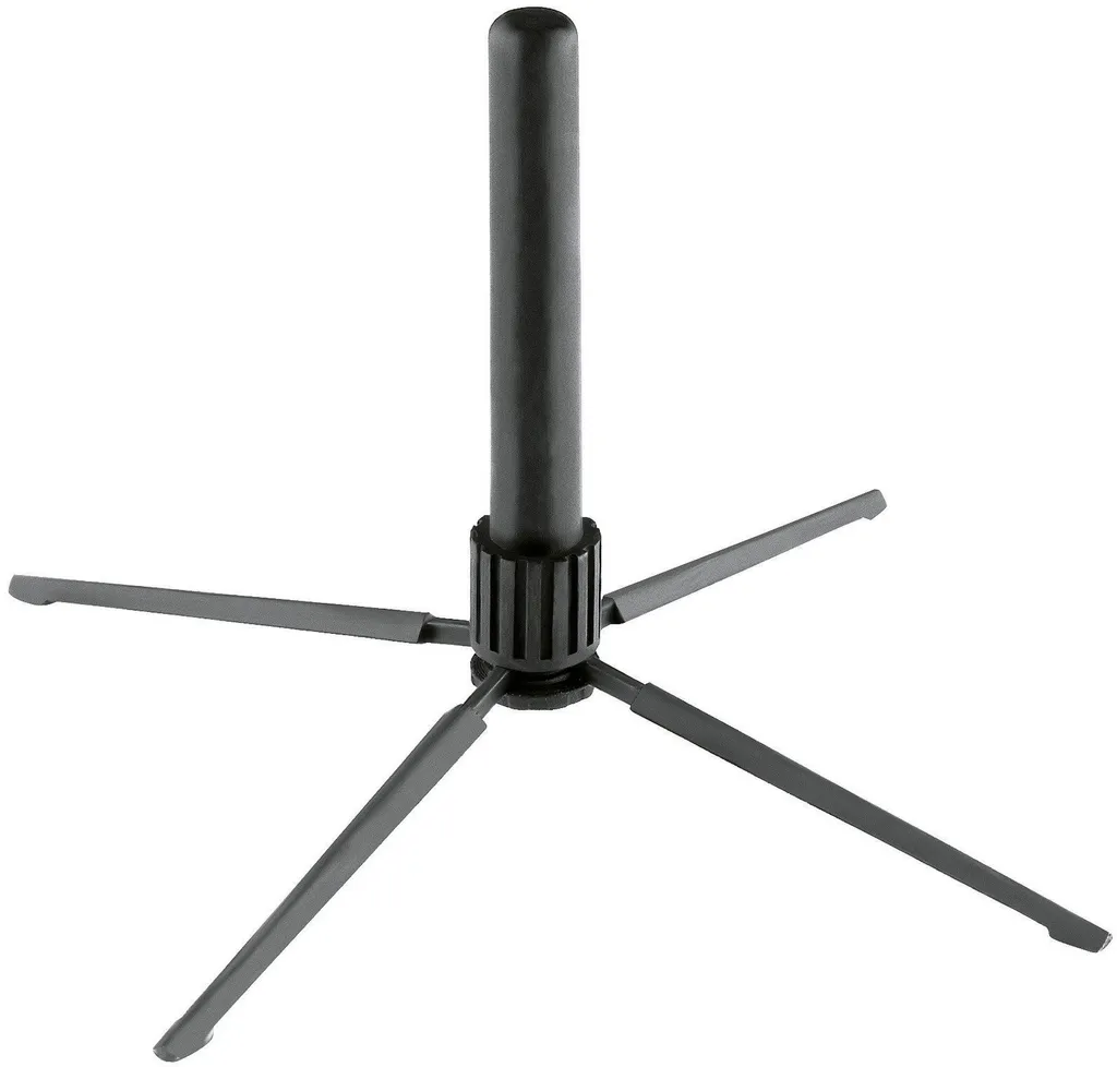 Support de flûte traversière pliable K&M 15232 avec base stable
