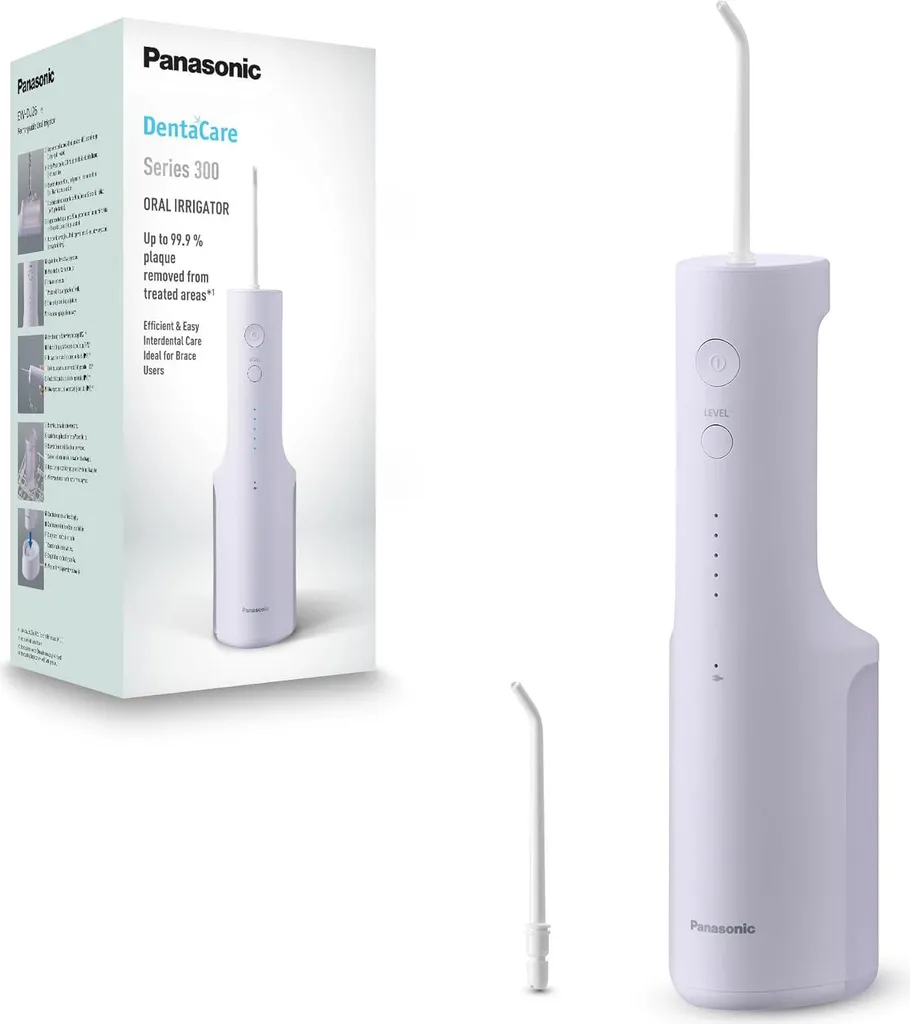 Panasonic Oral Irrigator | EW-DJ26-A303 | 200 ml | Number of heads 2 | White