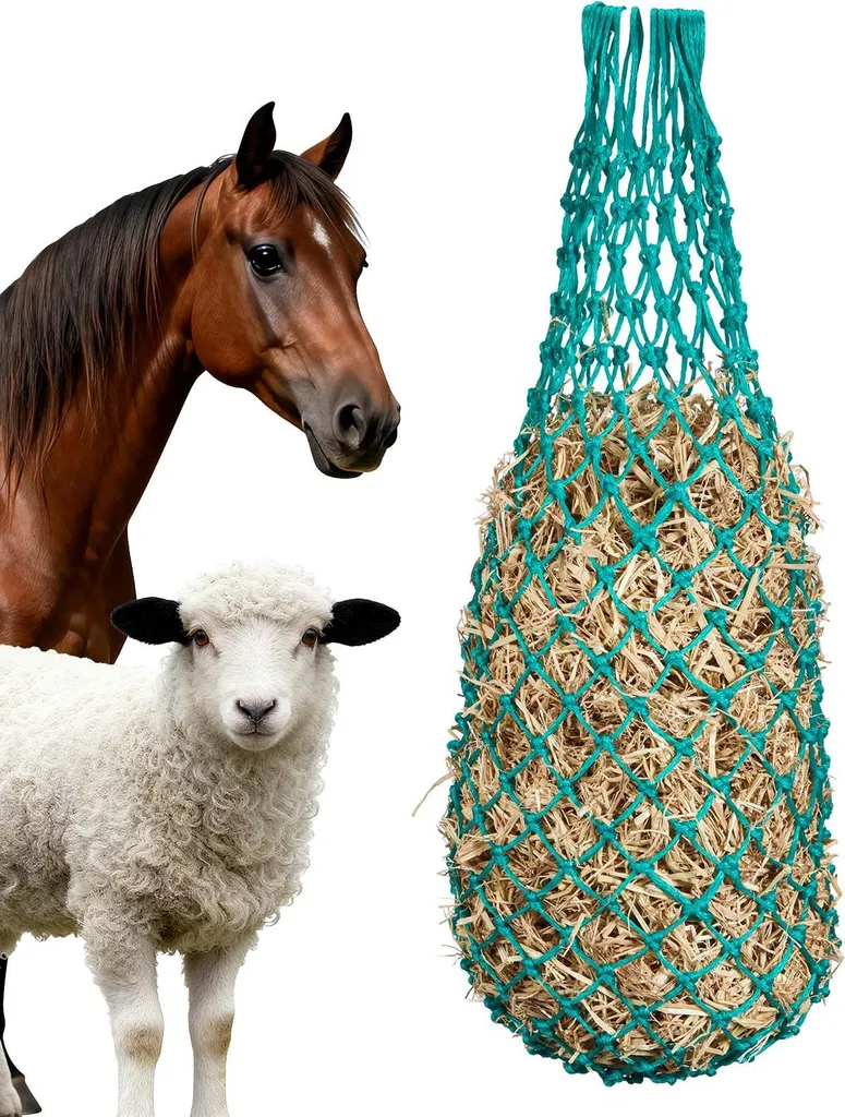 Reti per Fieno VEVOR: Benessere Animale e Pulizia in Stalla - 4pz