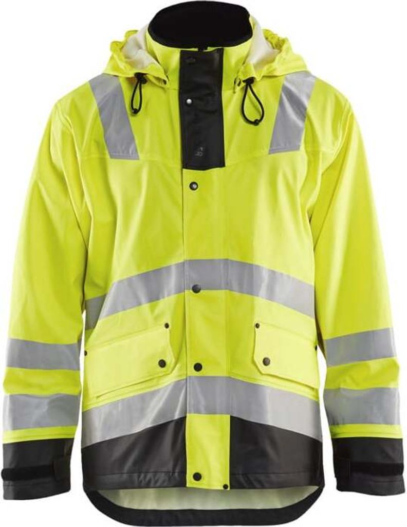 Blakläder High Vis Regenjacke 4302 2003 in zwei Farben, Farbe:gelb/schwarz, Größe:3XL