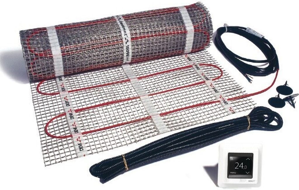 DEVI DEVImat 150 Dünnbett-Set 10,0 m² mit DEVIreg Touch