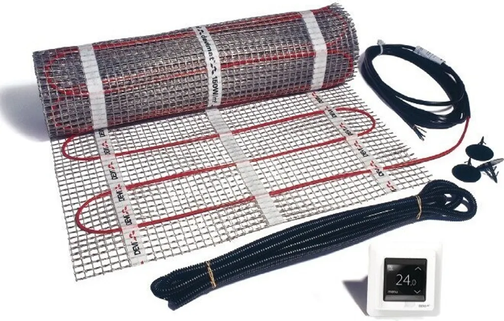 Solution Sol Froid : Kit DEVI DEVImat 150 1m² avec Thermostat Tactile Pro