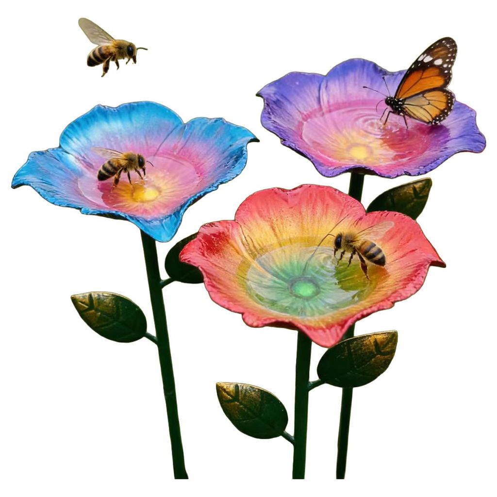 Bienen Trinkstation 3er Set, Insekten Tränke Garten mit Produktbild 