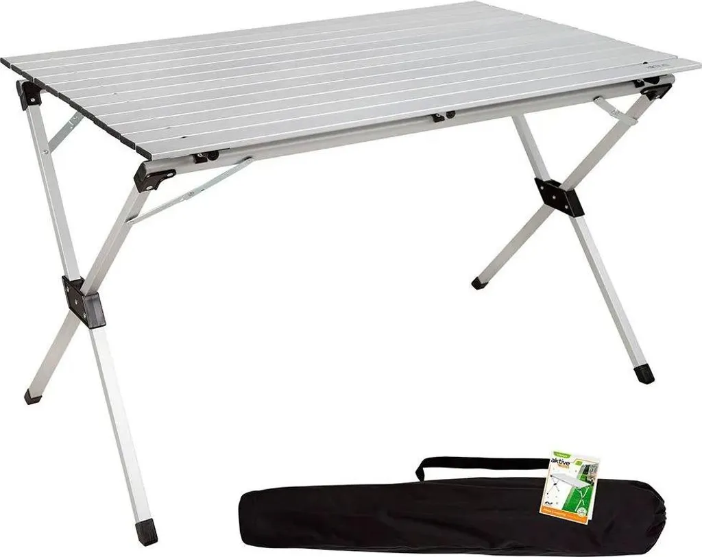 Table de camping pliable en aluminium 110 cm Active pour repas extérieur
