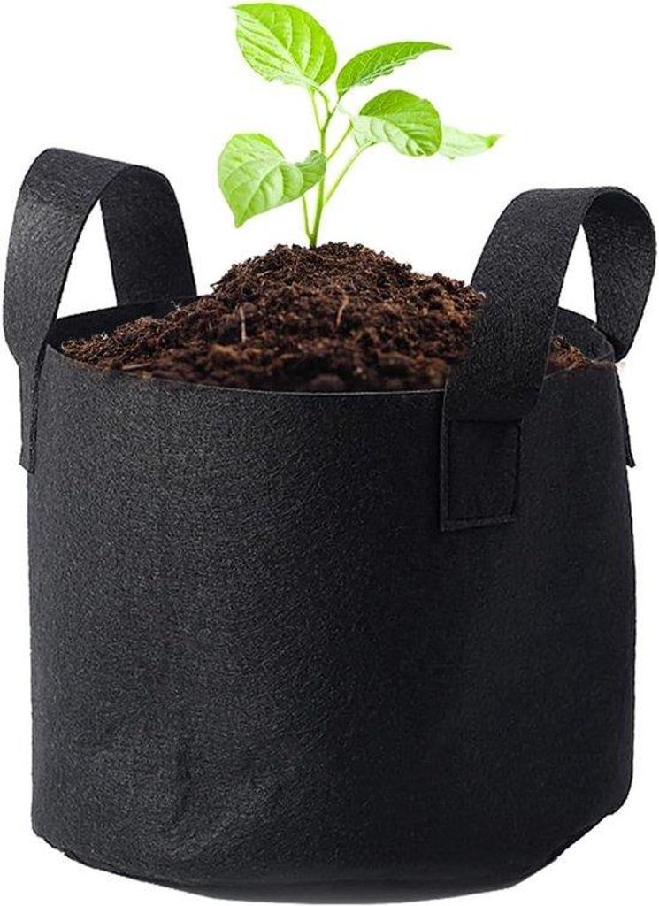 Pflanztasche 10 Gallonen, 28x40cm, mit Handgriff, für Blumen und Gemüse