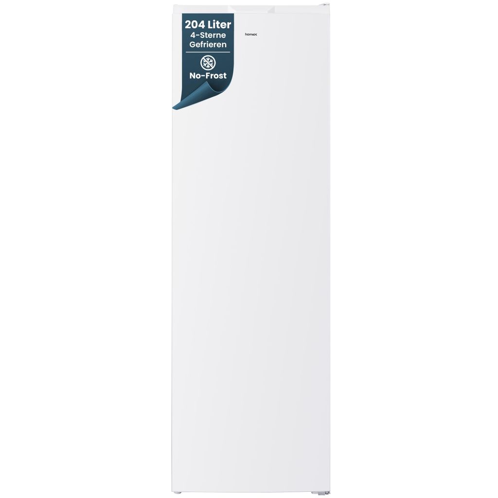 homeX Gefrierschrank No Frost, Tiefkühlschrank groß - 204 Produktbild 