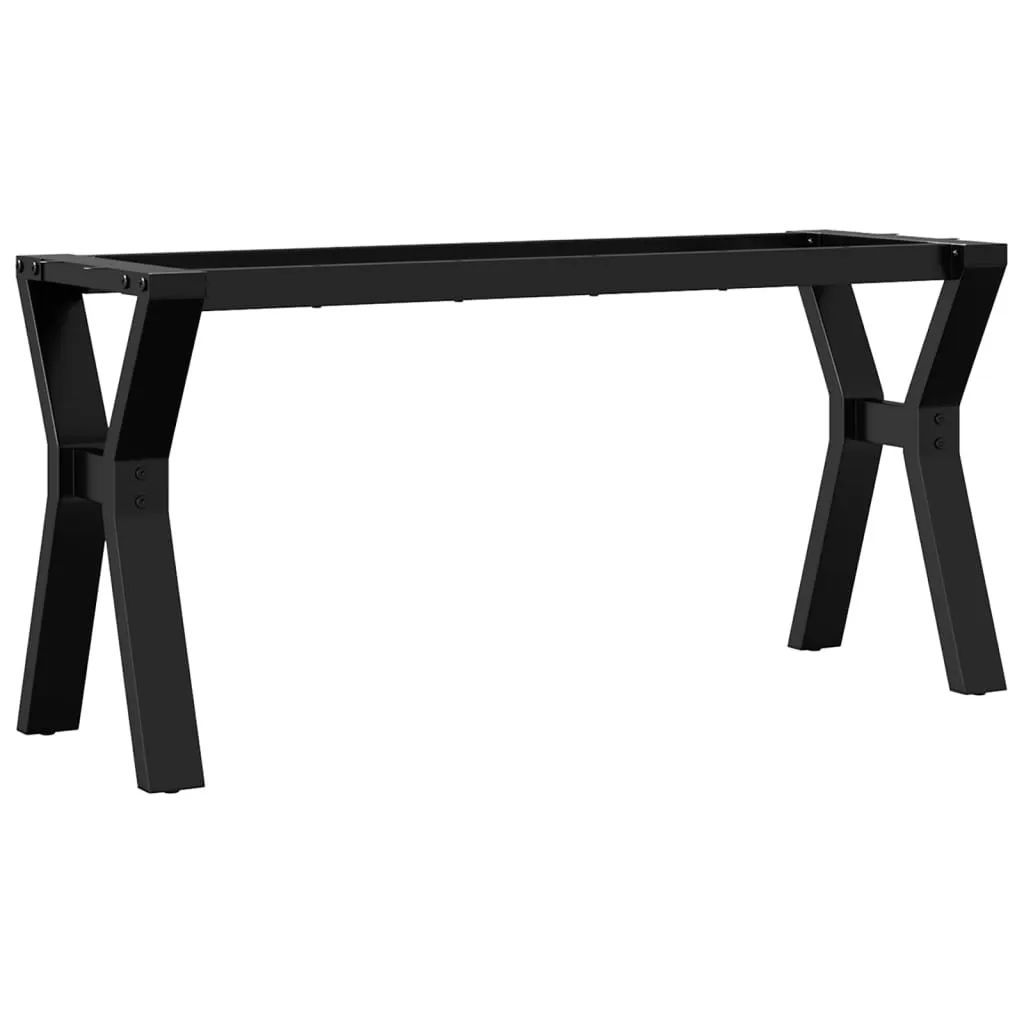 Design Gambe Tavolino DIY SYFAX™ - Acciaio Nero 90x30x43 cm a Y