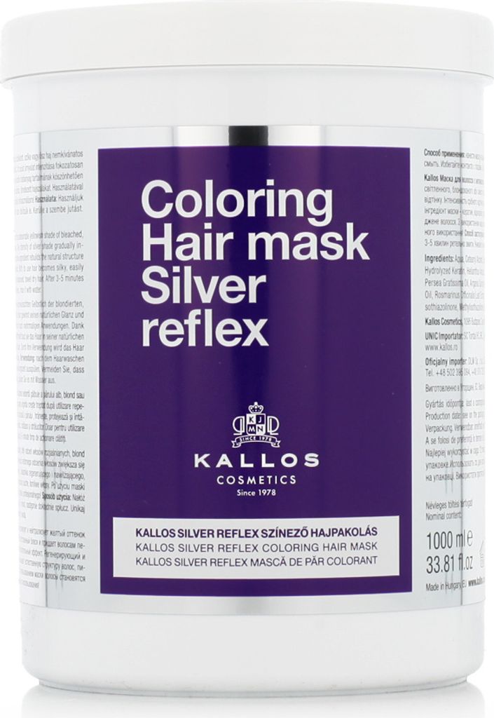 Kallos Reflex Silber Maske Fioletowa Maska Do Wa Osow Blond Produktbild 