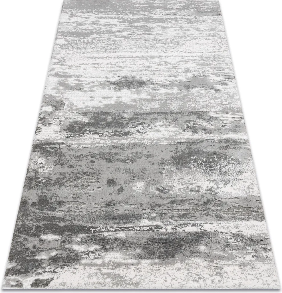 Tapis AKRYL VALS 2359 Abstraction ivoire et gris, format 70x140 cm