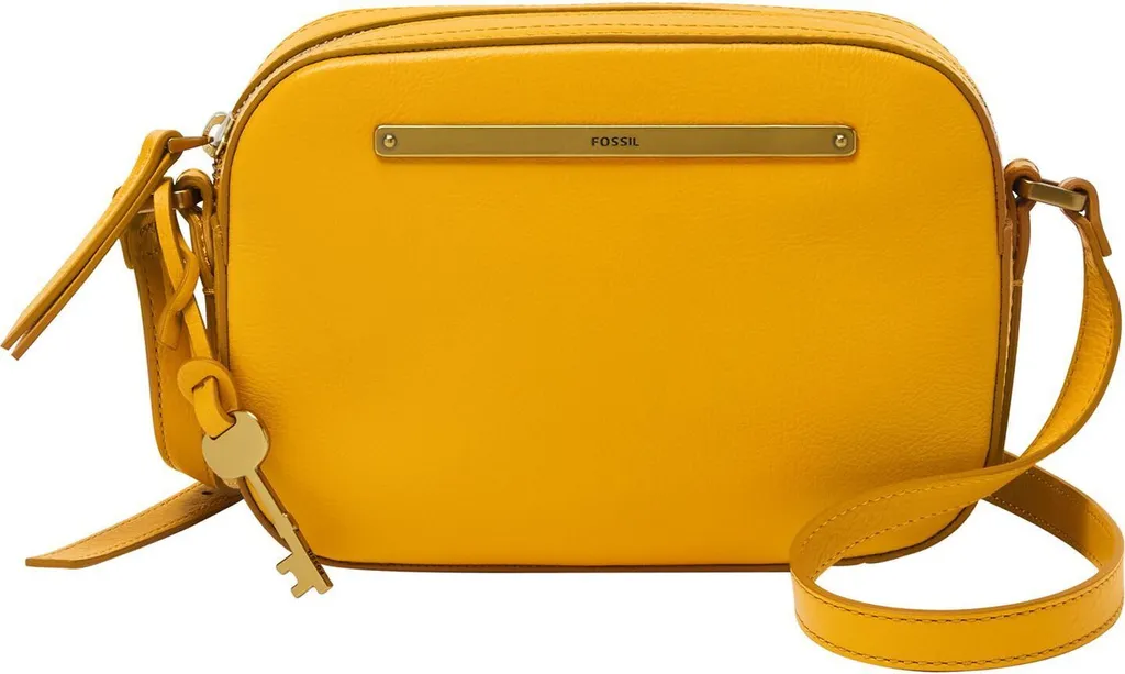 FOSSIL borsa a tracolla Liza Camera Bag Golden Yellow senape