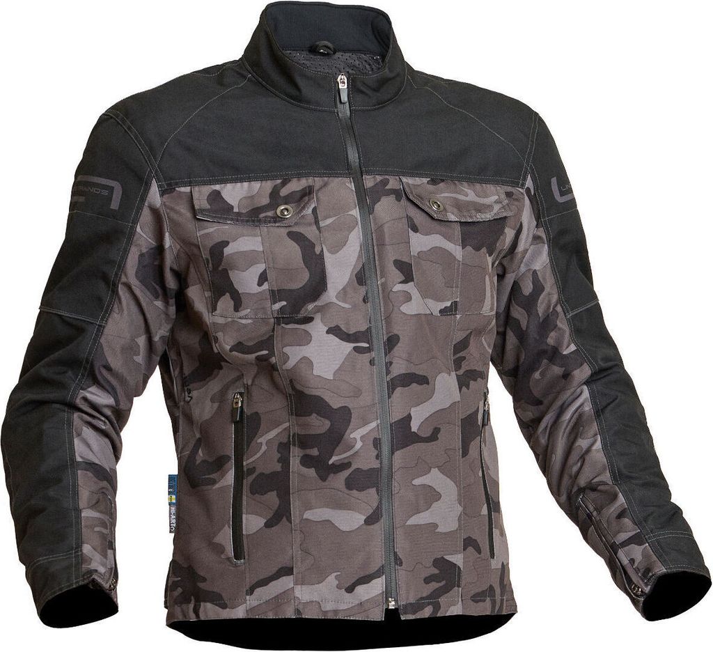 Lindstrands Lugnet Camo wasserdichte Motorrad Textiljacke, camouflage, 62