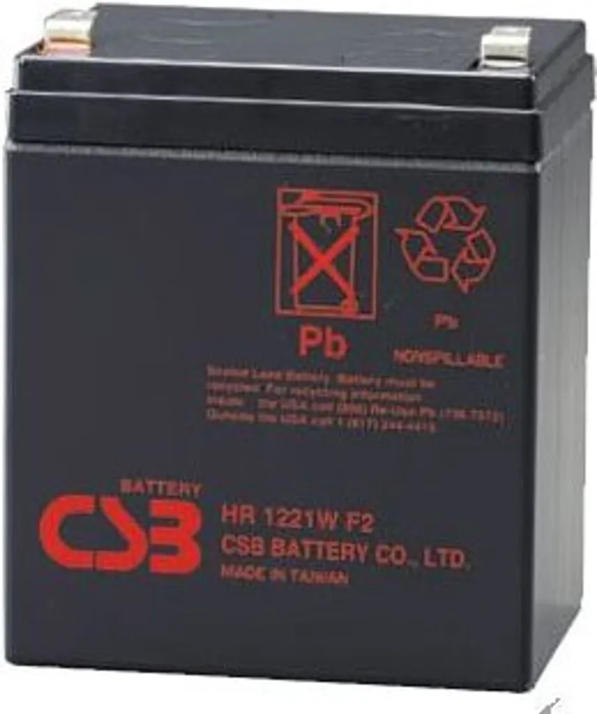 Batterie pour Onduleur UPS CSB HR1221W 12V 5.1Ah - Secours Électrique Fiable
