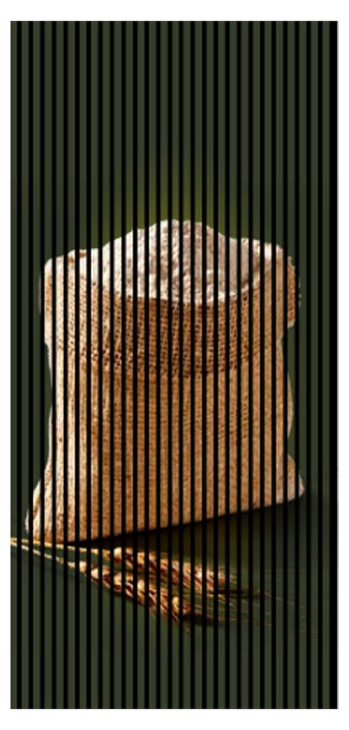 Akustikpaneele mit Digitaldruck Backen02 19 x 1133 x 2400 mm Mehlsack Getreide MDF PET-Fasern Wandpaneele Weiß Beige Schwarz 2 Einzelplatten