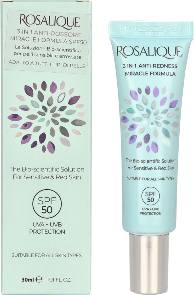 Rosalique 3 In 1 Anti-Redness Miracle Formula Spf50 Produktbild 