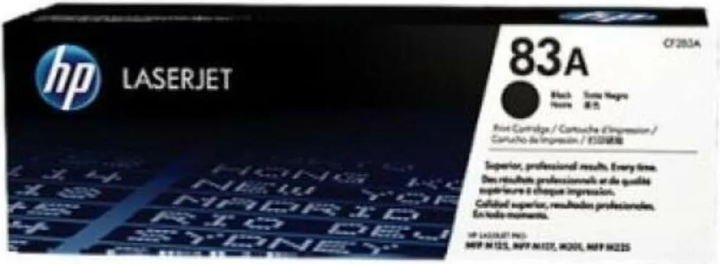 Toner noir HP 83A anti-bavure pour éliminer les traces sur vos pages