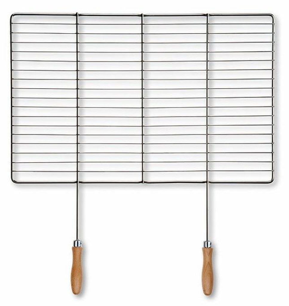 DEOS Griglia per barbecue in acciaio inox 68 × 38 cm con Immagine del prodotto 