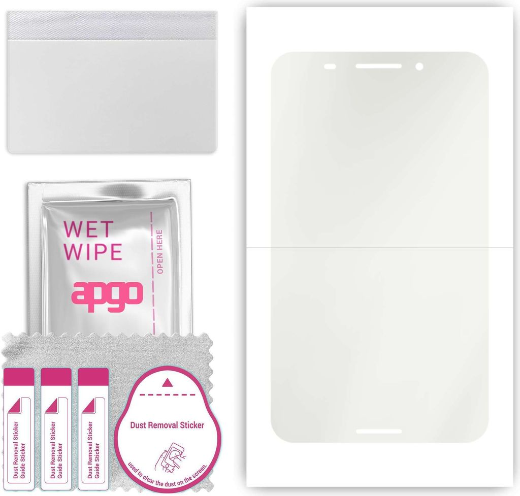 apgo Hydrogel Schutzfolie, Matt, kompatibel mit Asus Foneoad 7 FE375CL, flexibele Displayschutzfolie, Folie mit Positionierhilfe, Anti-Fingerprint,...