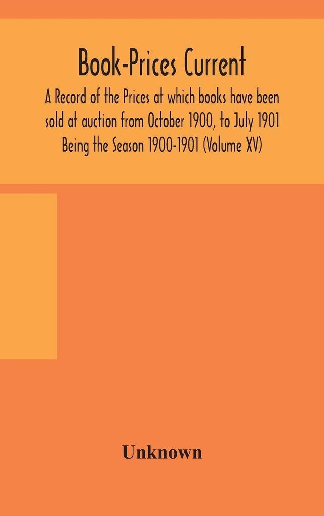 Book-Prices Current