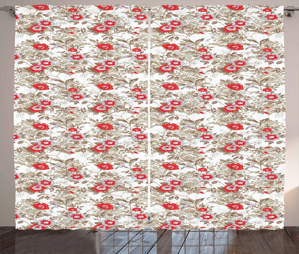 Rideau Large Universel 280x225 cm pour Cacher le Vis-à-vis Rose Sépia