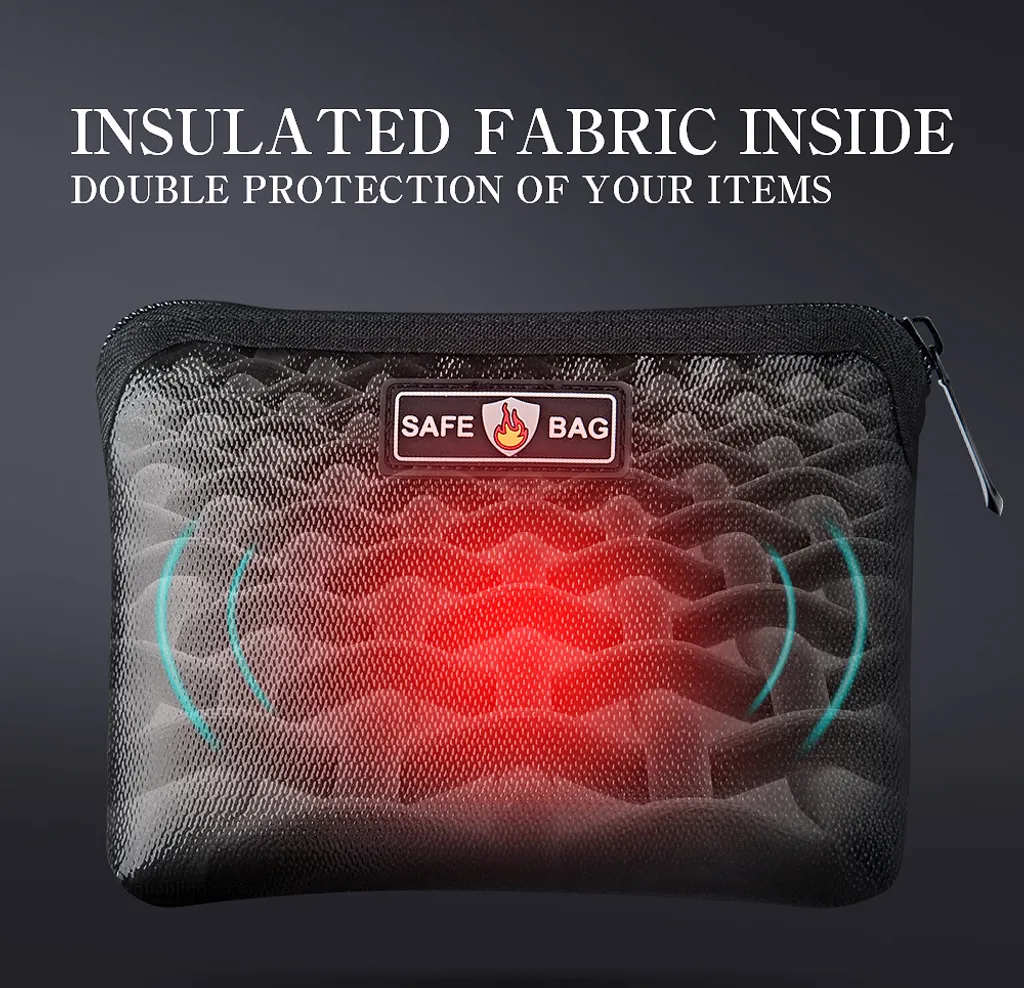 Borsa Porta Documenti Ignifuga A4 Silicone: Impermeabile e Sicura - 7