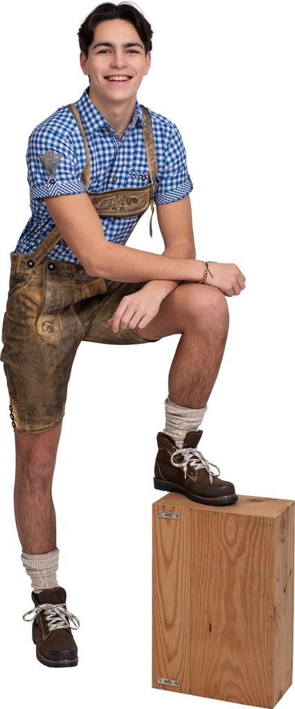 Trachtenhose Kunstleder Urban Retro, Groesse:64 Produktbild 4