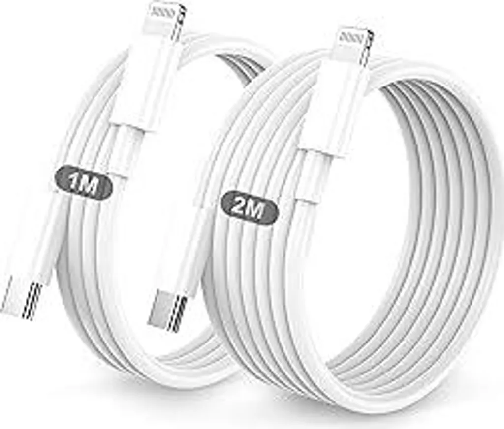 Cavo Lightning USB C Certificato Apple 1M+2M 2Pack iPhone 14 13 12